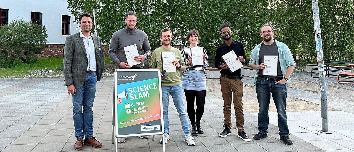 Die Teilnehmer des ScienceSlams 2025